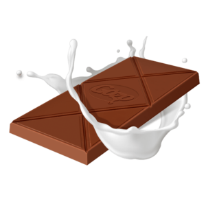 Barra de Chocolate con Leche de 100 Gr.  Menos Azúcar.