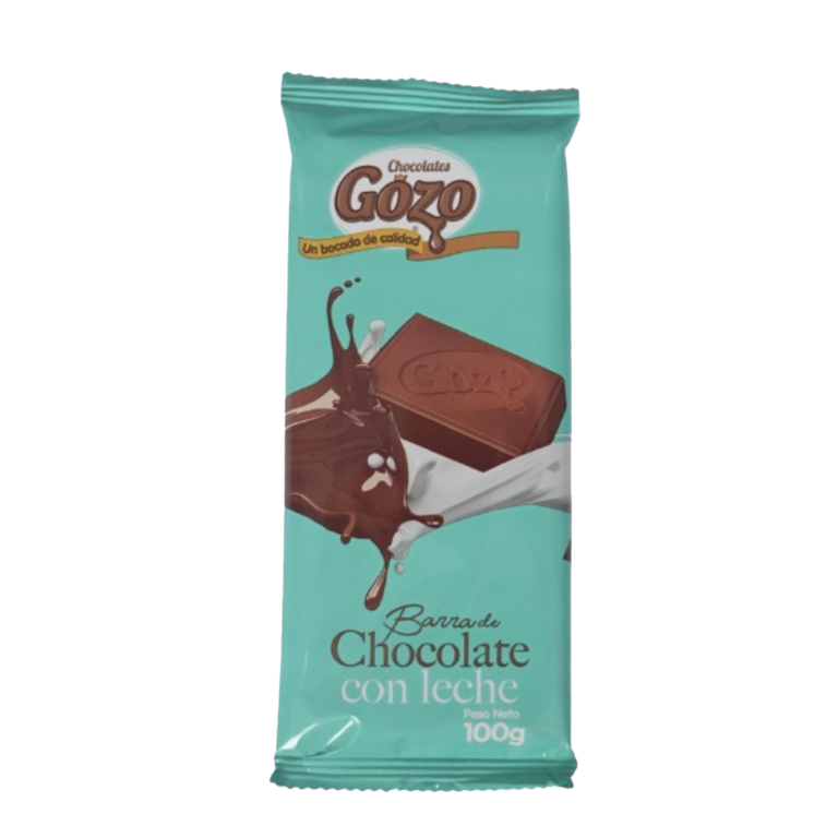 barra chocolate 100gr